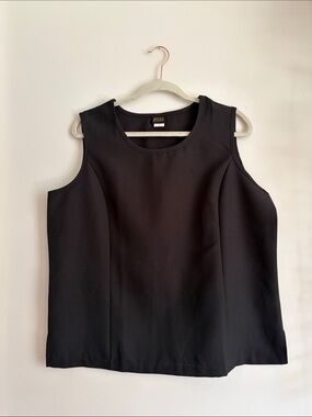 Haband Black Sleeveless Shell Top